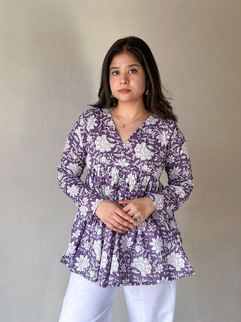 Kashish Peplum Top Full Sleeves