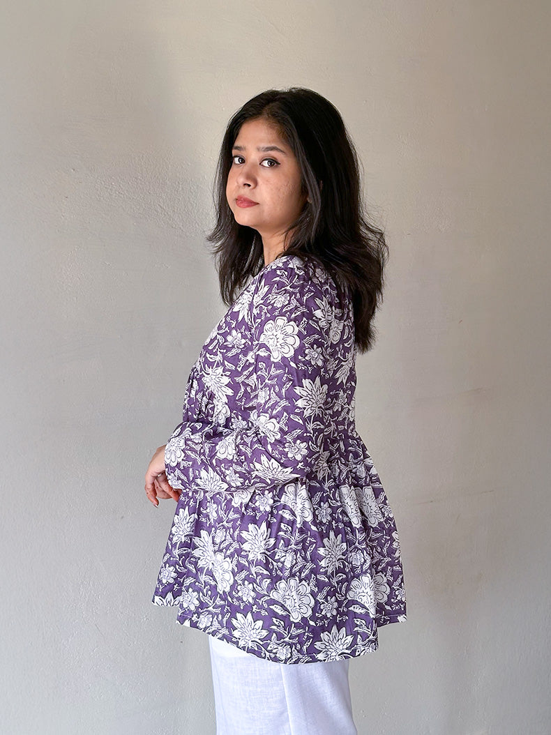 Kashish Peplum Top Full Sleeves