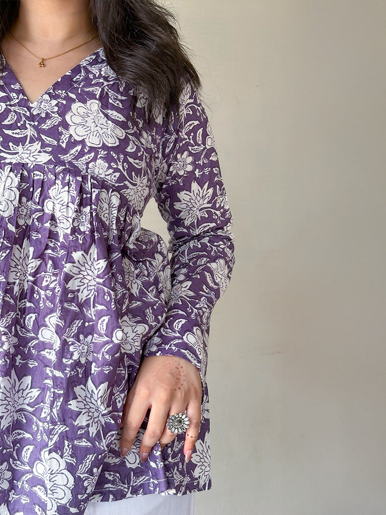 Kashish Peplum Top Full Sleeves
