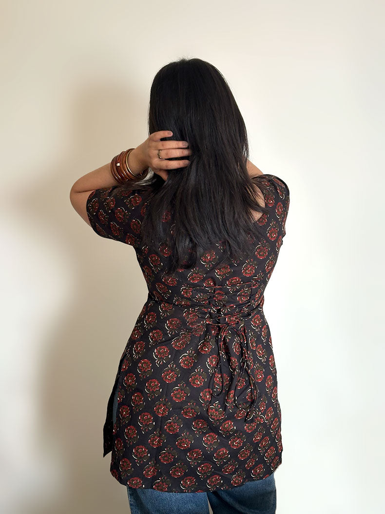 Saanjh Kurti with Corset Back