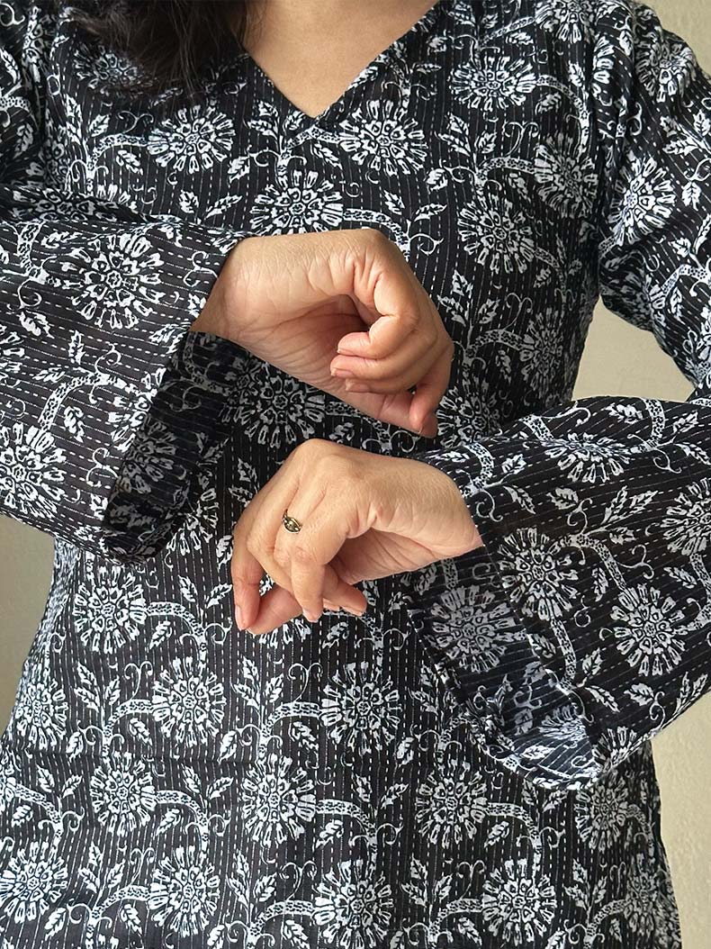 Chaaya Bell Sleeve Short Kurti