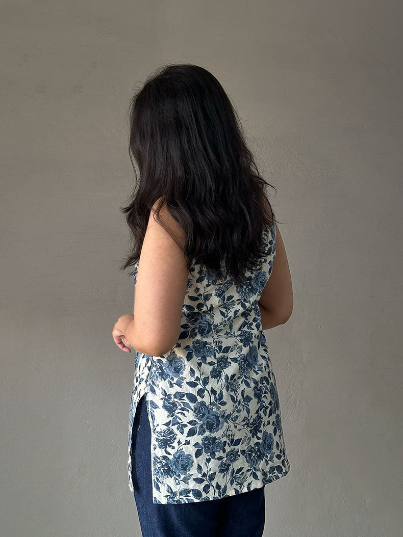 Elsa Sleeveless Short Kurti