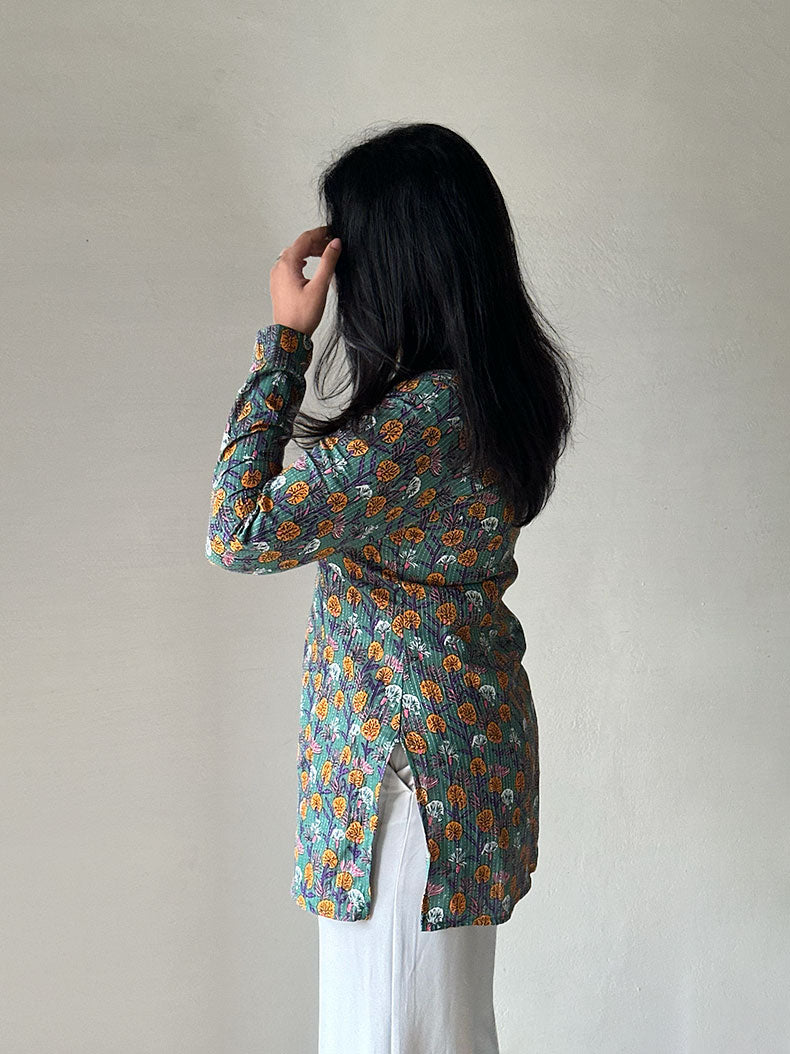 Sage Full Sleeve Kurti