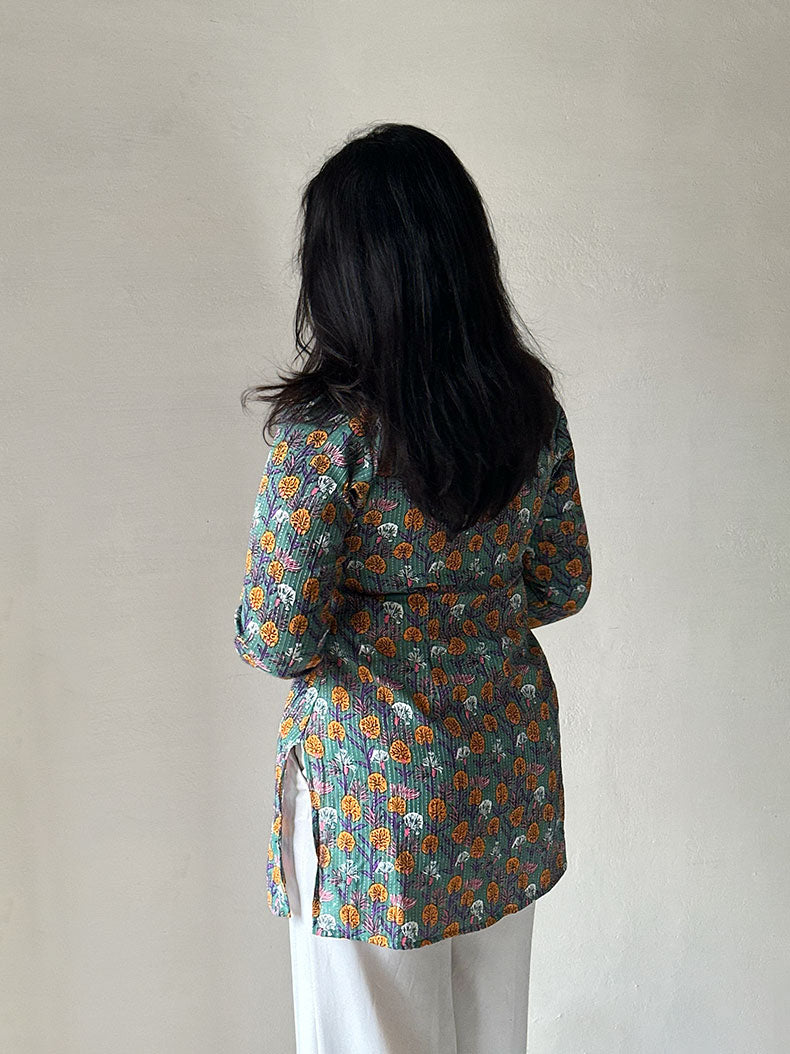 Sage Full Sleeve Kurti