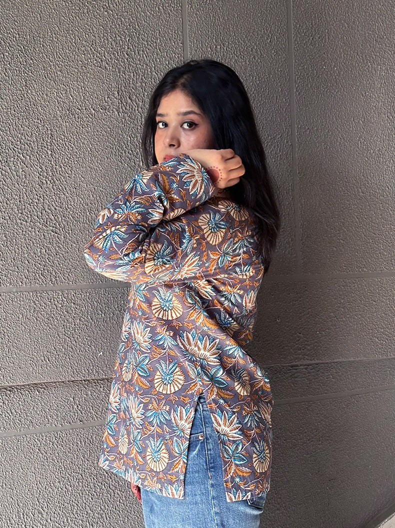 Millie Kurti Bell Sleeves