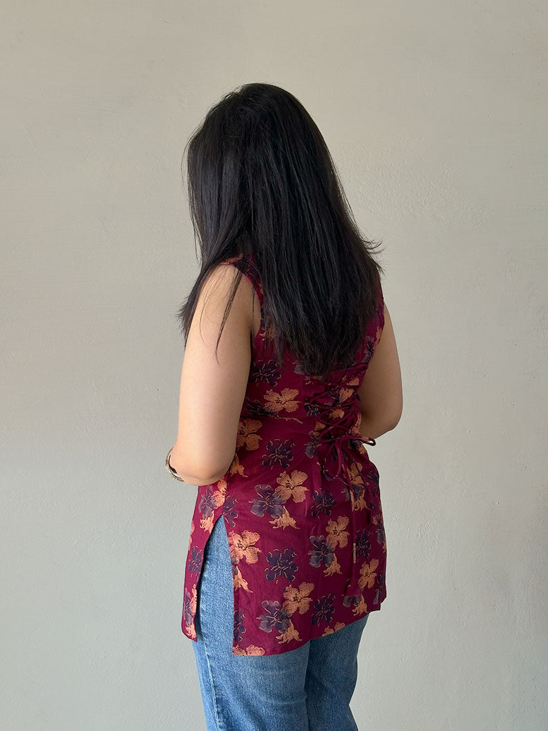 Gul Short Kurti with Corset Back