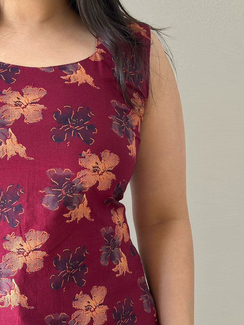 Gul Short Kurti with Corset Back