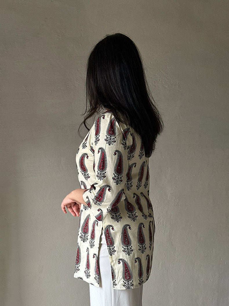 Ivory Short Kurti