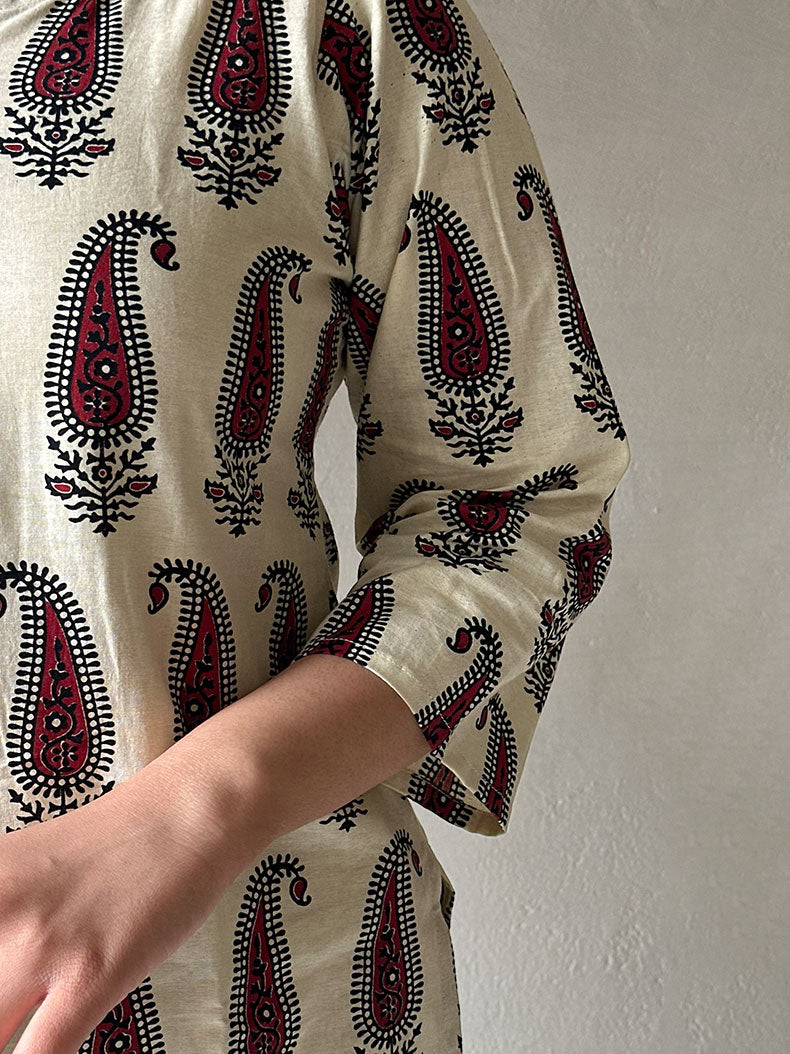 Ivory Short Kurti