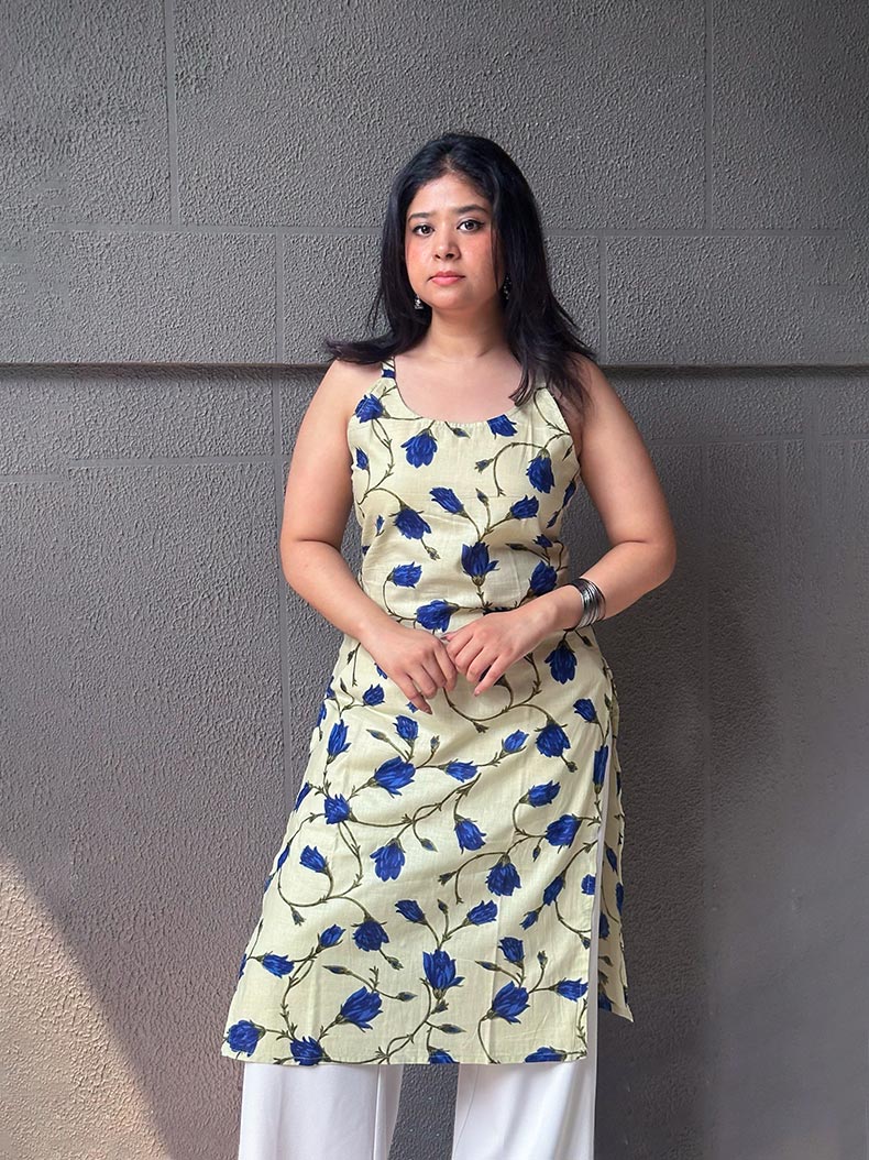 Laila Long Kurti Sleeveless