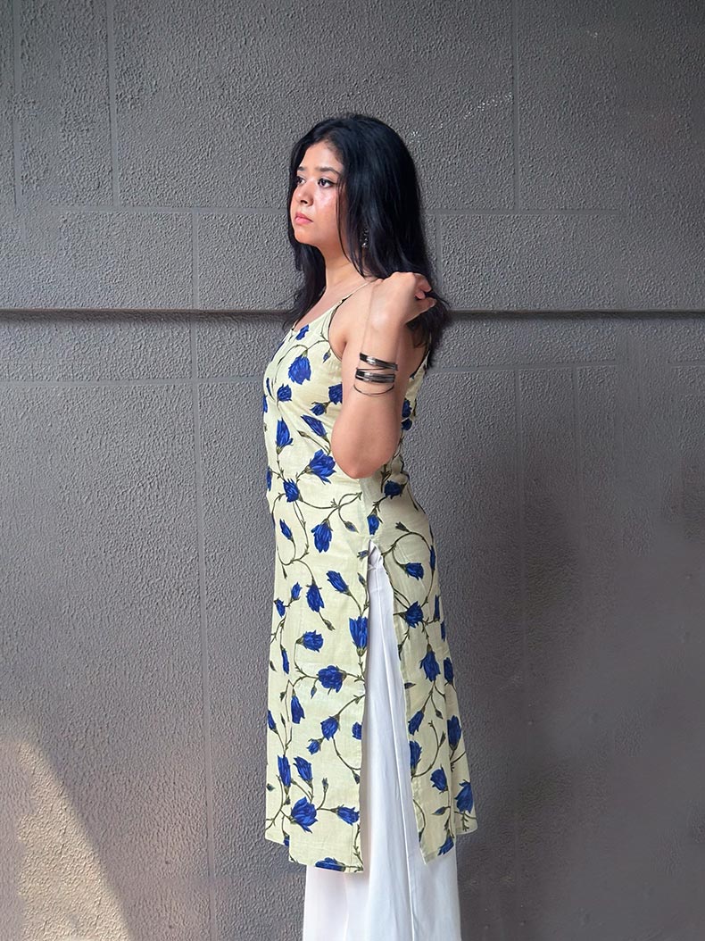 Laila Long Kurti Sleeveless