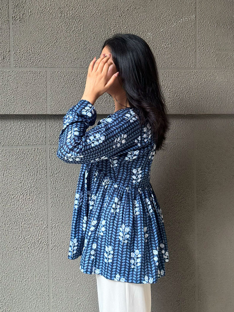 Neelam Peplum Top Full Sleeves