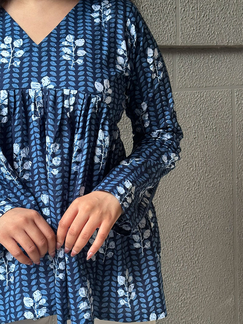 Neelam Peplum Top Full Sleeves