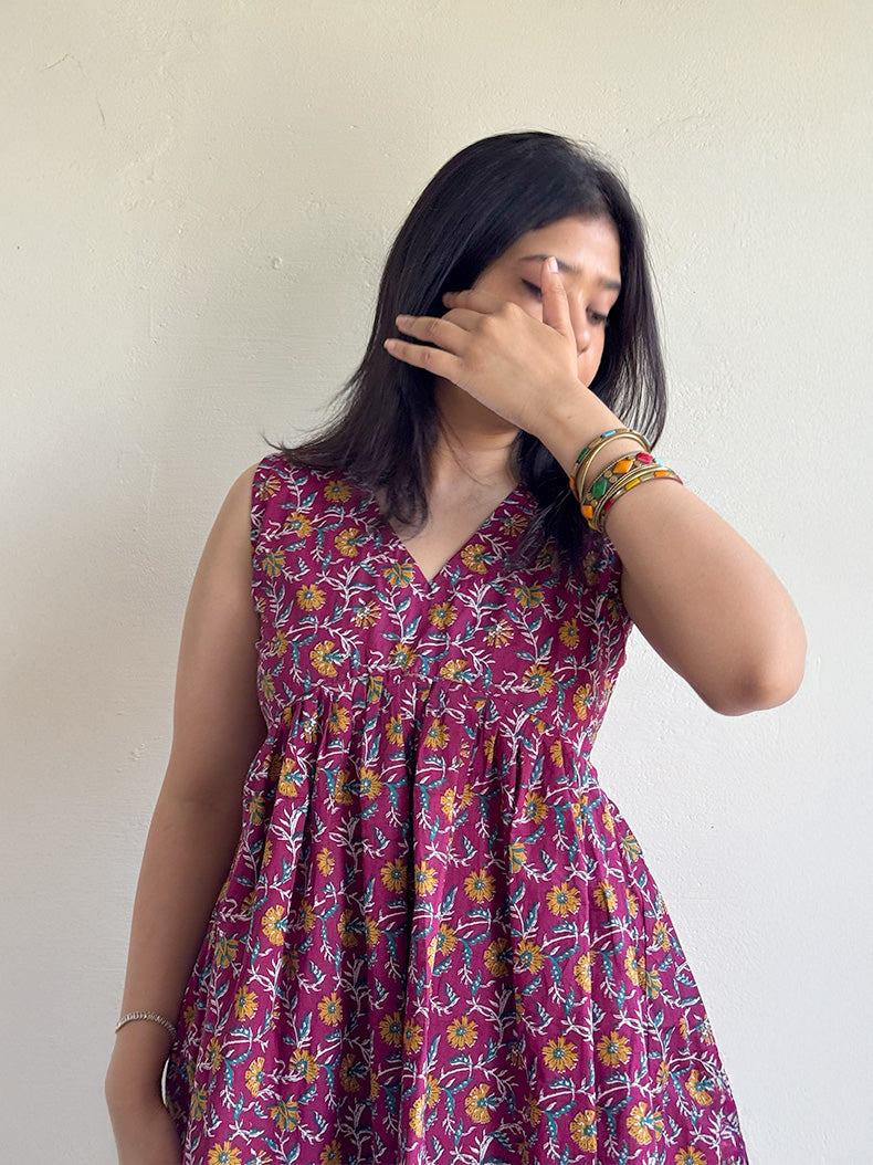 Noor Sleeveless Peplum Top