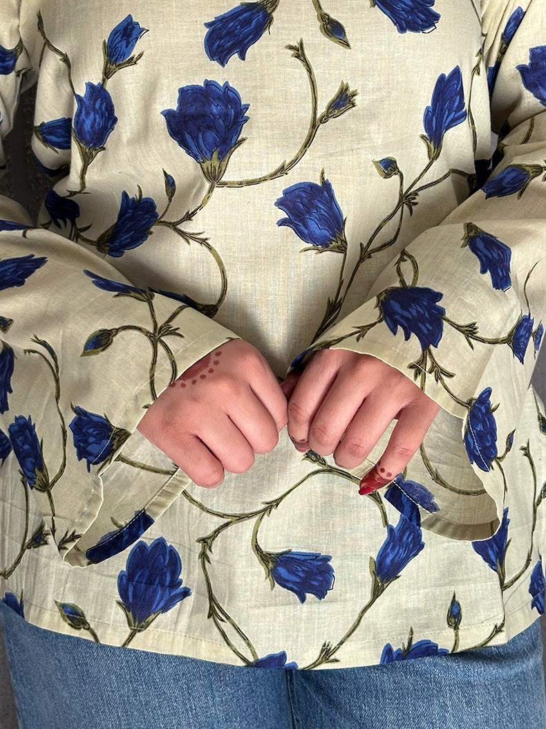 Dahlia Kurti Bell Sleeves