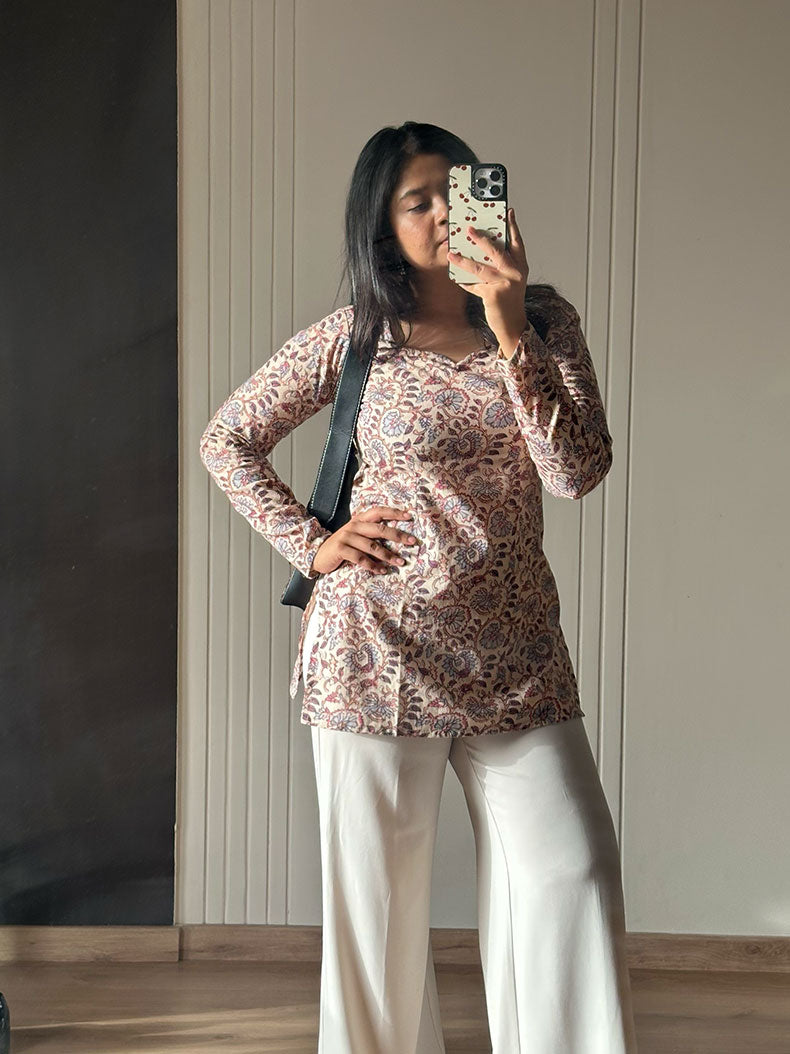 Nargis Full Sleeve Kurti