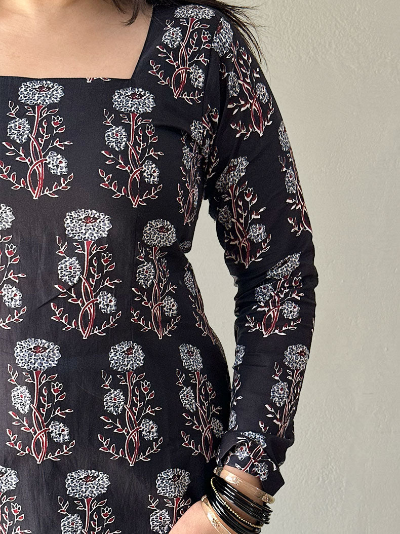 Wildflower Full Sleeve Kurti