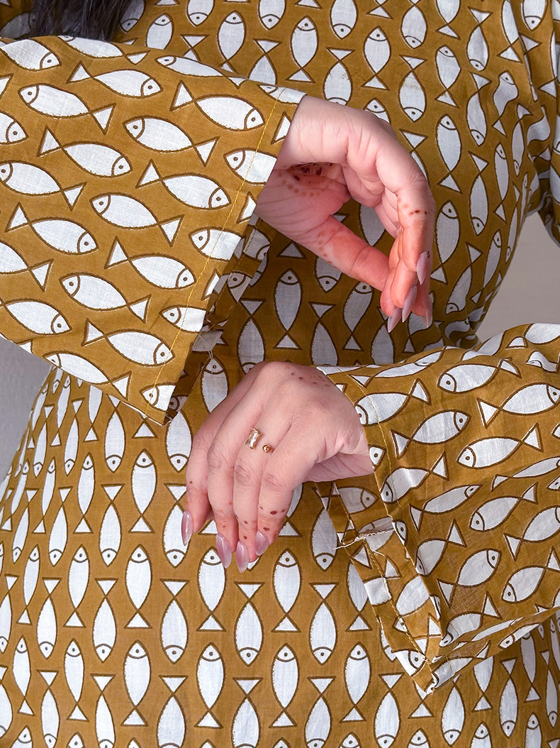 Nami Kurti with Corset Back
