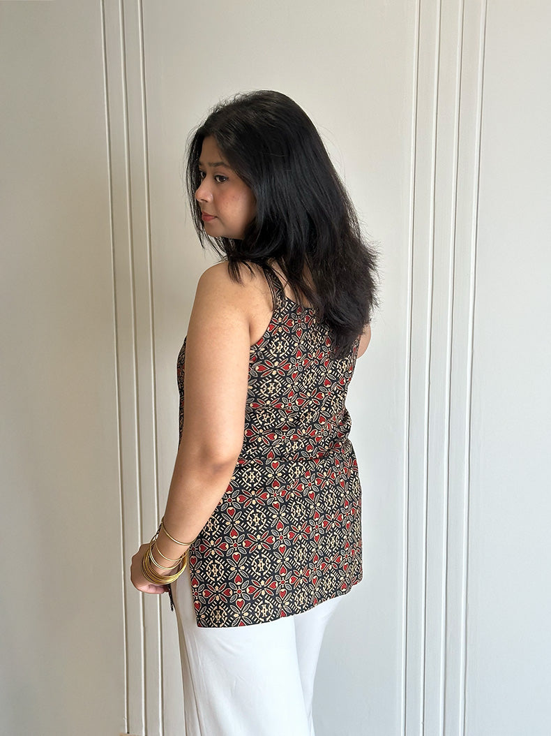 Zara Short Kurti Sleeveless